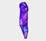 Mosaic of Me, Purple Light - Yoga Leggings