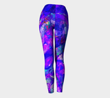 Mosaic of Me, Purple Light - Yoga Leggings
