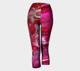 Canada Marble - Multi Pink Red - Capris