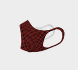Tartan with a Twist, Red - Face Covering - Double Knit Poly