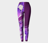 Clematis Painting - Leggings