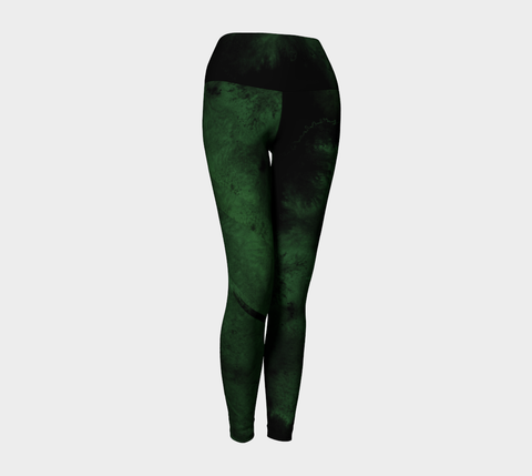 Earthtones Emerald Green - Yoga Leggings