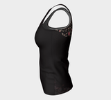 Good Vibes Black - Fitted Tank Top