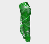 Canada Marble - Green - Yoga Capris
