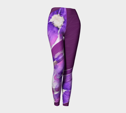 Clematis Painting - Leggings