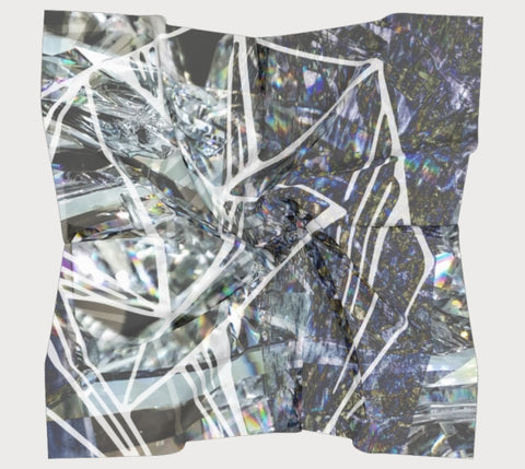 Shine Brilliant - 36" Square Scarf