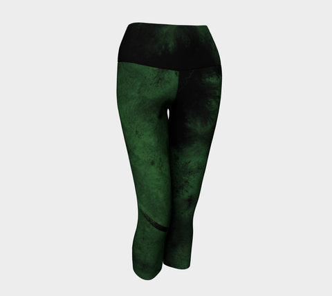 Earthtones Emerald Green - Yoga Capris