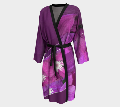 Clematis Picture - Peignoir