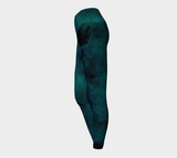 Earthtones Turquoise Blue - Yoga Leggings