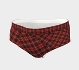 Tartan with a Twist, Red - Women's Cheeky Briefs