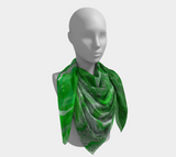 Canada Marble, Green - Square Scarf