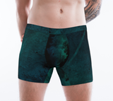 Earthtones Turquoise Blue - Mens Boxer Briefs