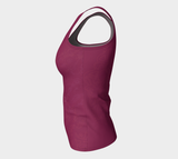 Good Vibes Magenta - Fitted Tank Top