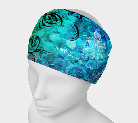 I Rise Blue - Headband
