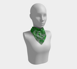 Canada Marble, Green - Square Scarf
