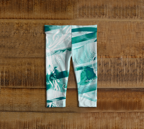 Infinite Love Turquoise - Baby Leggings