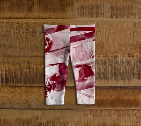 Infinite Love Merlot - Baby Leggings