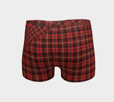 Tartan with a Twist, Red - Women's Boyshorts