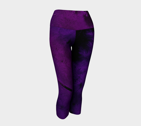 Earthtones Amethyst Purple - Yoga Capris