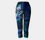 Canada Marble - Multi Blue Green - Capris