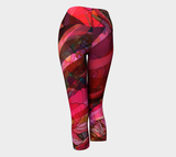 Mosaic of Me, Red Light - Yoga Capris