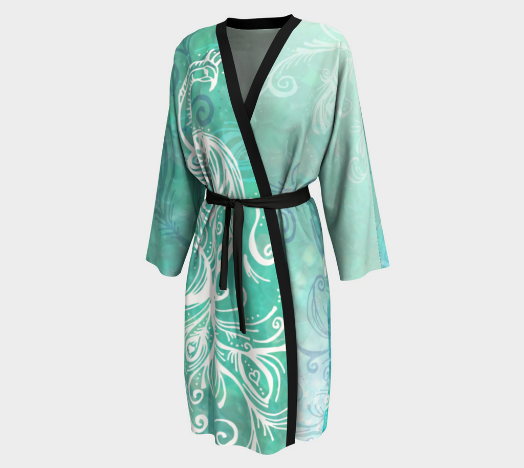 I Rise, Seafoam Green - Peignoir