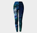 Canada Marble - Multi Blue Green - Leggings