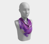 Clematis Painting - Square Scarf