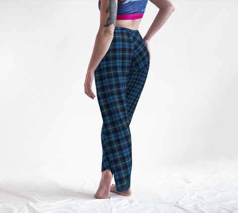 Tartan with a Twist, Blue - Unisex Lounge Pants