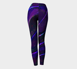 Mosaic of Me, Purple Dark - Yoga Leggings