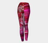 Canada Marble - Multi Pink Red - Leggings
