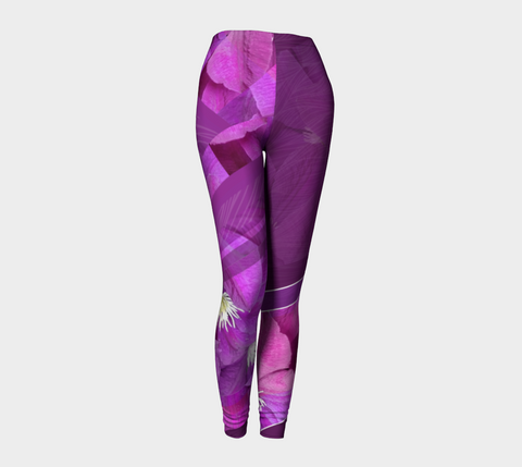 Clematis Picture - Leggings