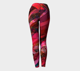 Mosaic of Me, Red Light - Yoga Leggings