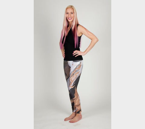 Gold Reach - Yoga Leggings