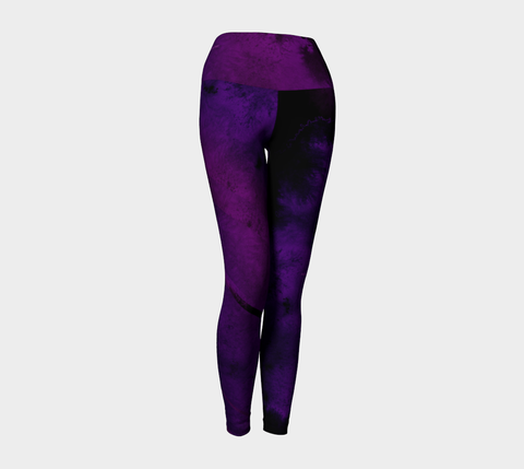 Earthtones Amethyst Purple - Yoga Leggings