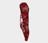 Canada Marble - Red - Leggings
