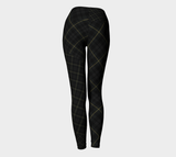 Tartan with a Twist, Spartan Tartan - Yoga Leggings