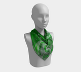 Canada Marble, Green - Square Scarf