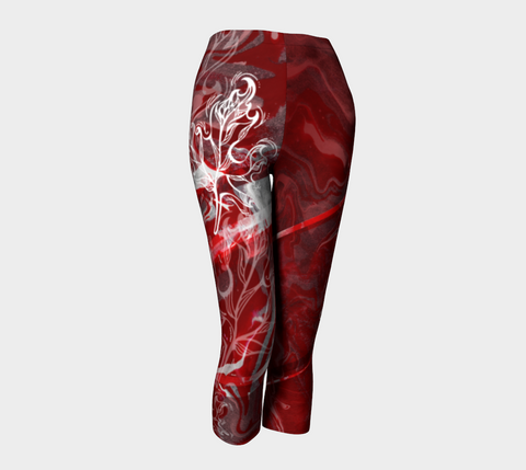 Canada Marble - Red - Capris
