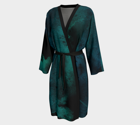 Earthtones Turquoise Blue - Peignoir