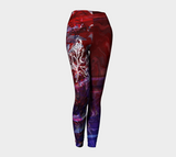 Canada Marble - Multi Red Purple - Leggings