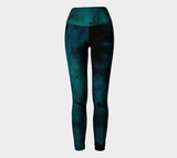Earthtones Turquoise Blue - Yoga Leggings
