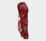 Canada Marble - Red - Capris