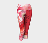 Lily Painting - Yoga Capris