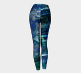 Canada Marble - Multi Blue Green - Leggings