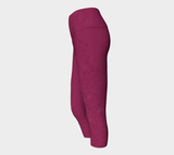 Good Vibes Magenta - Yoga Capris