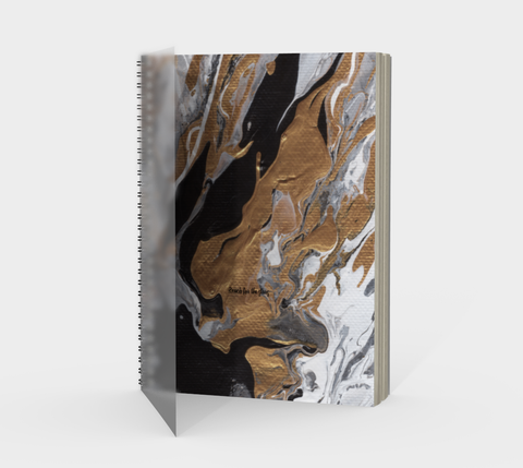 Gold Reach - Spiral Notebook