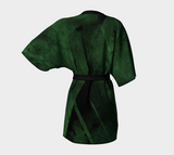 Earthtones Emerald Green - Kimono Robe
