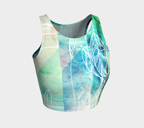 Dreams Teal - Crop Top