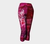 Canada Marble - Multi Pink Red - Capris
